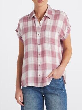 Relaxed 'Ava' Button Down Blouse